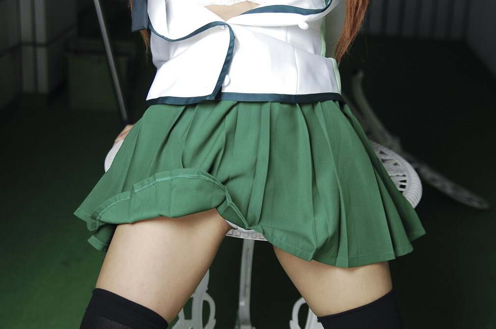 [Cosplay] 2013.04.09  Big boobs Saya Takagi 性感制服诱惑